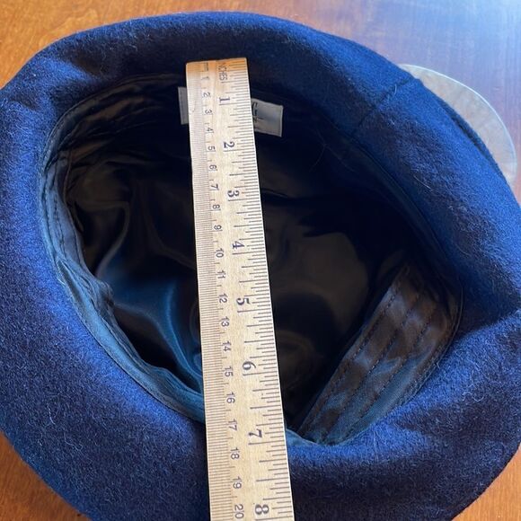 Vintage London Fog Sterling Edition Wool Bowler / Derby Hat in Navy - Picture 4 of 6